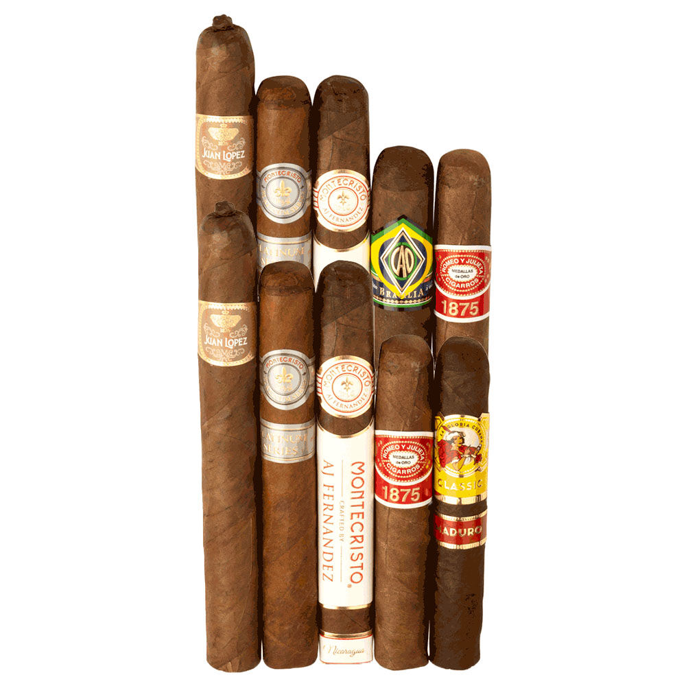 10ct Mixed Brand Sampler, , jrcigars